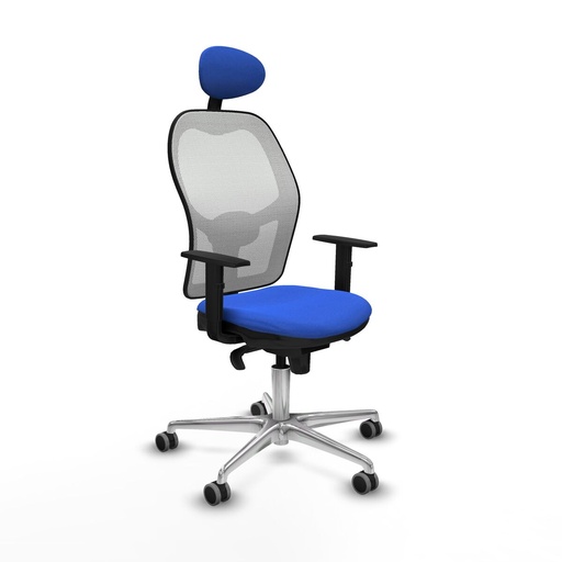 Silla de Oficina con Cabecero Jorquera Piqueras y Crespo 1D086G1 Azul
