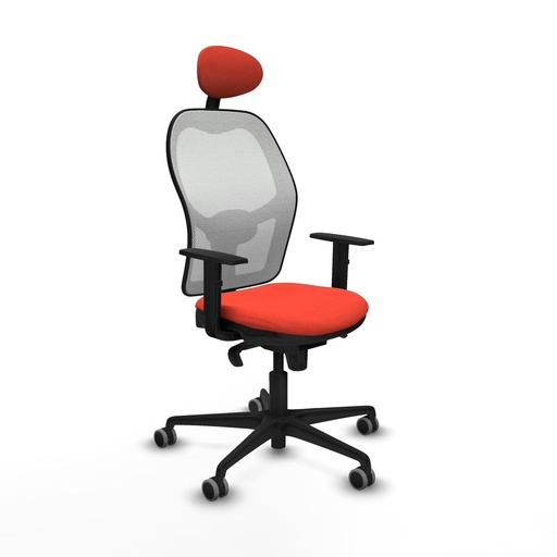Office Chair with Headrest Jorquera Piqueras y Crespo 1D036G1 Dark Orange