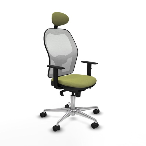 Office Chair with Headrest Jorquera Piqueras y Crespo 1D086N1 Green