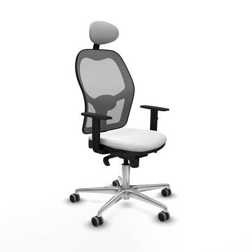 Office Chair with Headrest Jorquera Piqueras y Crespo 1D086G1 White