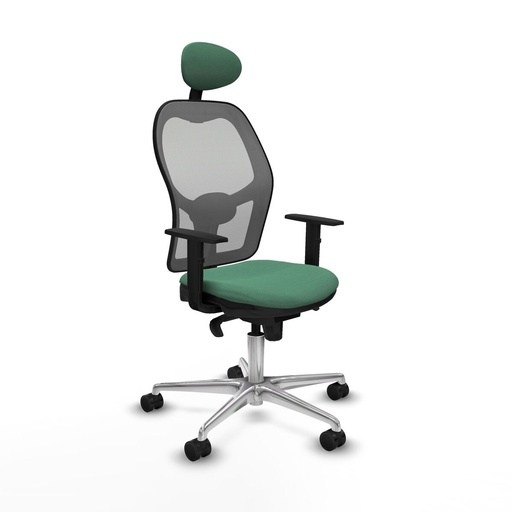 Office Chair with Headrest Jorquera Piqueras y Crespo 1D086N1 Emerald Green