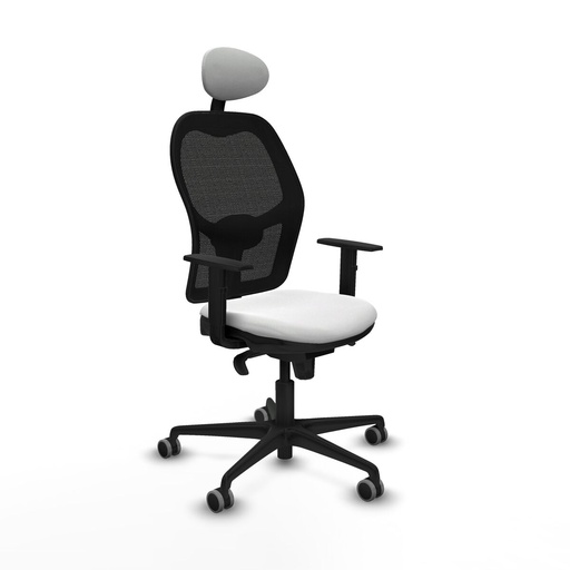 Office Chair with Headrest Jorquera Piqueras y Crespo 1D036G1 White