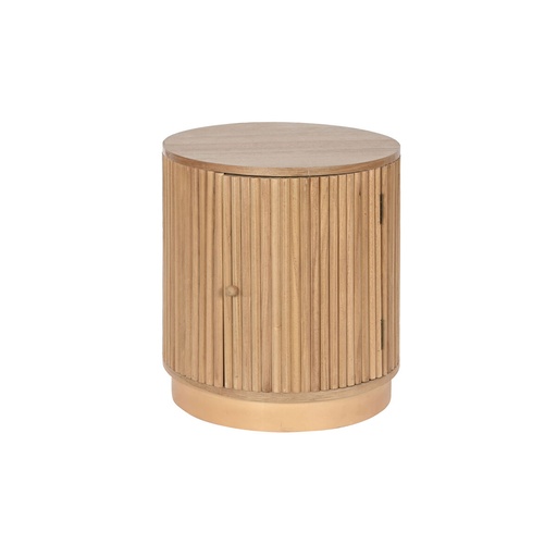 Nightstand Home ESPRIT Natural Paolownia wood MDF Wood 43 x 43 x 48 cm