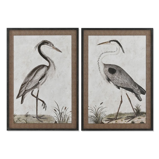 Cuadro Home ESPRIT Cristal Abeto 70 x 4 x 100 cm