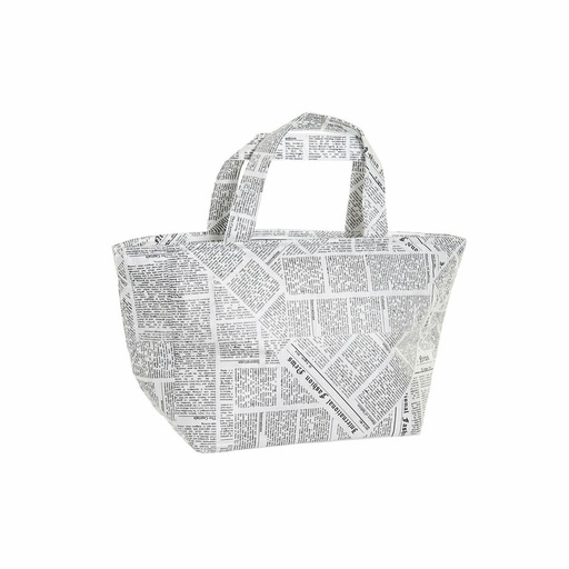Bolsa Térmica DKD Home Decor Blanco Negro 23 x 14,5 x 20 cm Térmico