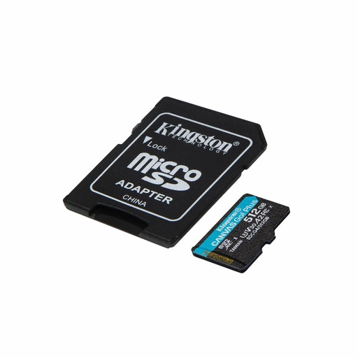 Tarjeta de Memoria Micro SD con Adaptador Kingston SDCG4/512GB 512 GB