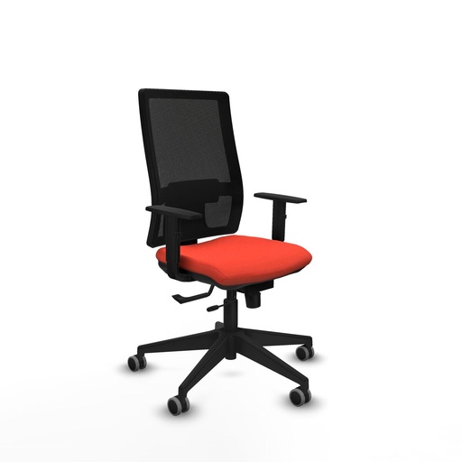 Silla de Oficina Piqueras y Crespo 1D066G0 Naranja Oscuro