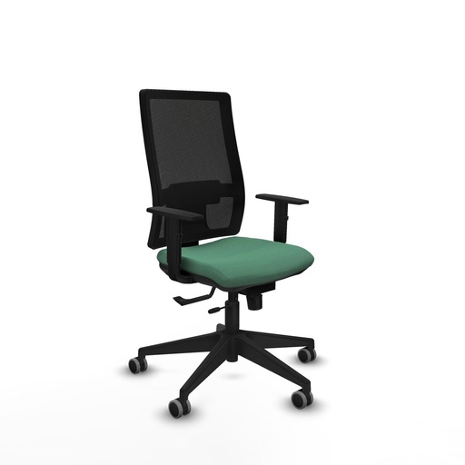 Silla de Oficina Piqueras y Crespo 1D066G0 Verde Esmeralda