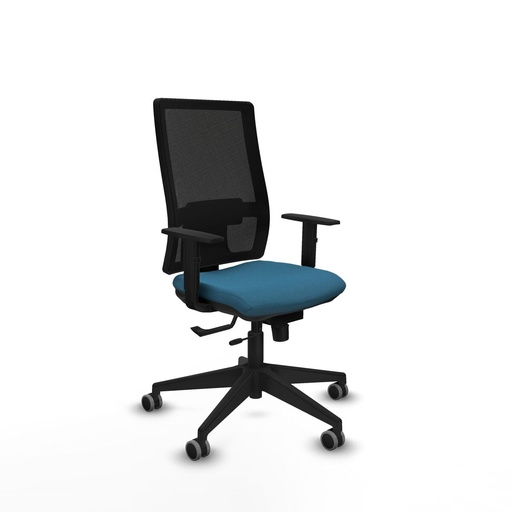 Silla de Oficina Piqueras y Crespo 1D066G0 Negro Verde petróleo