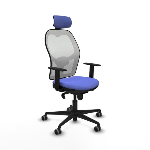 Office Chair with Headrest Piqueras y Crespo 1D036G2 Light Blue