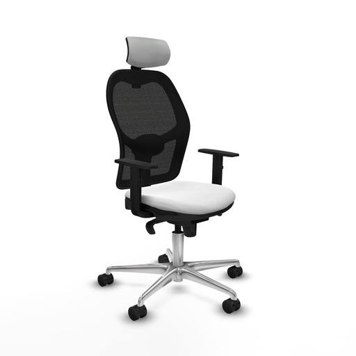 Office Chair with Headrest Piqueras y Crespo 1D086N2 White