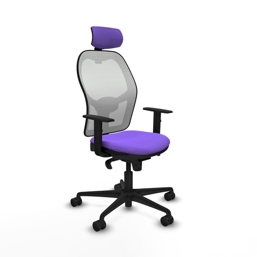 Office Chair with Headrest Piqueras y Crespo 1D036N2 Lilac