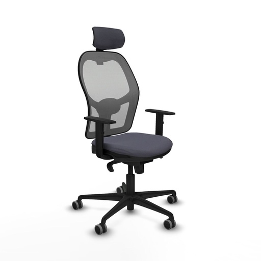 Office Chair with Headrest Piqueras y Crespo 1D036G2 Dark grey