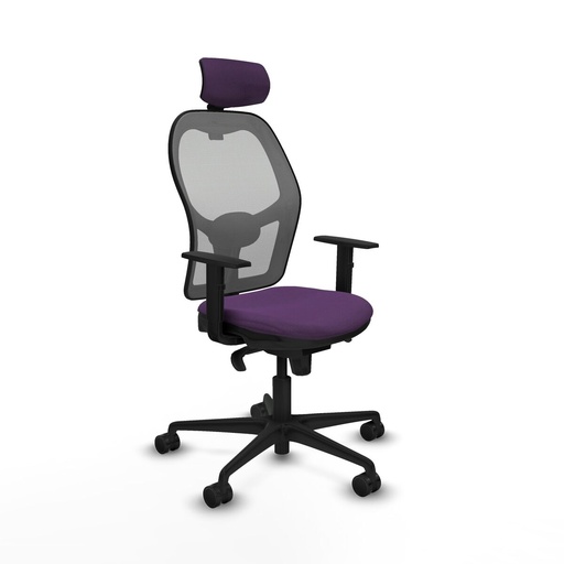 Silla de Oficina con Cabecero Piqueras y Crespo 1D036N2 Morado