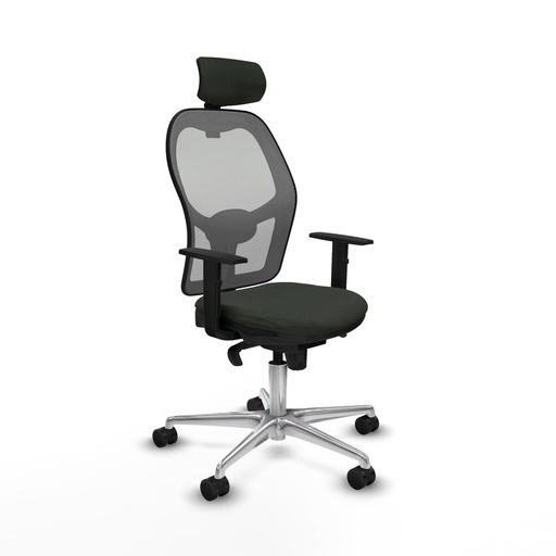 Office Chair with Headrest Piqueras y Crespo 1D086N2 Black