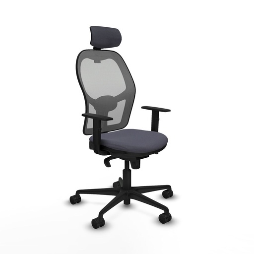 Office Chair with Headrest Piqueras y Crespo 1D036N2 Dark grey