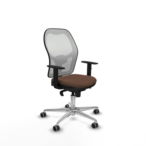 Office Chair Piqueras y Crespo 1D086G0 White Dark brown