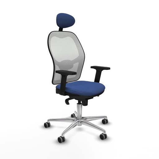 Office Chair with Headrest Piqueras y Crespo 2D086G1 Navy Blue