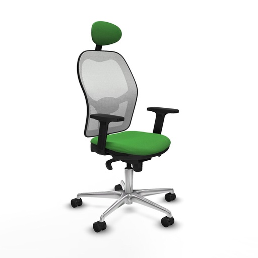 Silla de Oficina con Cabecero Piqueras y Crespo 2D086N1 Verde