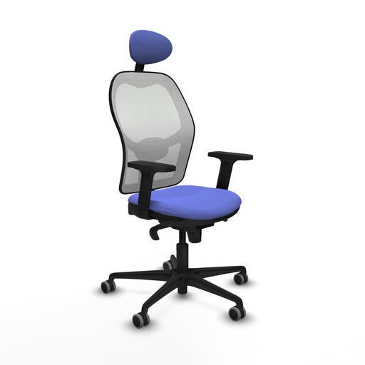 Office Chair with Headrest Piqueras y Crespo 2D036G1 Light Blue