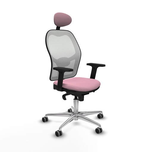 Silla de Oficina con Cabecero Piqueras y Crespo 2D086G1 Rosa