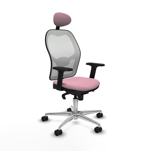 Silla de Oficina con Cabecero Piqueras y Crespo 2D086N1 Rosa