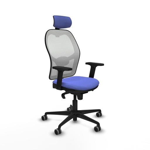 Office Chair with Headrest Piqueras y Crespo 2D036G2 Light Blue