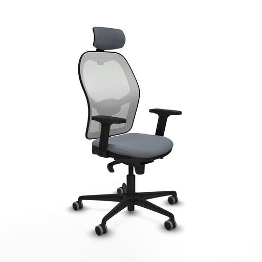 Office Chair with Headrest Piqueras y Crespo 2D036G2 Grey