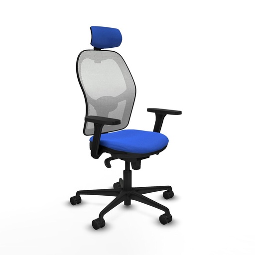 Office Chair with Headrest Piqueras y Crespo 3D036N2 Blue