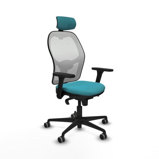 Office Chair with Headrest Piqueras y Crespo 3D036G2 Turquoise