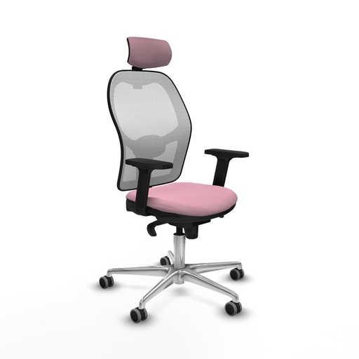 Silla de Oficina con Cabecero Piqueras y Crespo 2D086G2 Rosa