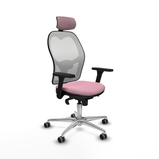 Silla de Oficina con Cabecero Piqueras y Crespo 3D086G2 Rosa