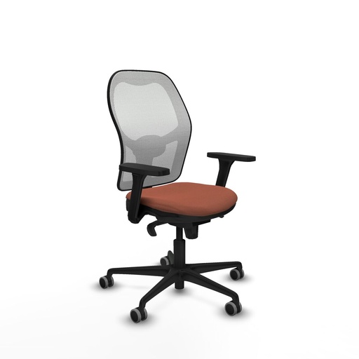 Silla de Oficina Piqueras y Crespo 3D036G0 Blanco Marrón