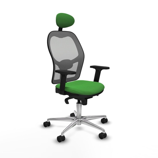Silla de Oficina con Cabecero Piqueras y Crespo 2D086N1 Verde