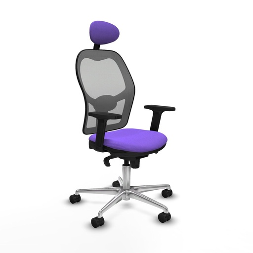 Silla de Oficina con Cabecero Piqueras y Crespo 2D086N1 Lila