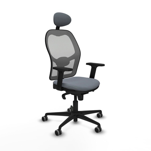 Silla de Oficina con Cabecero Piqueras y Crespo 2D036G1 Gris