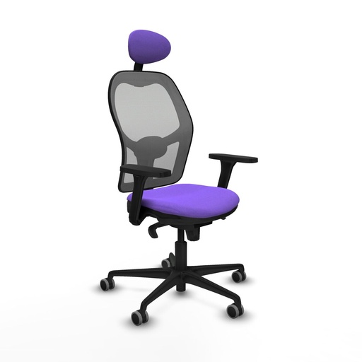 Silla de Oficina con Cabecero Piqueras y Crespo 3D036G1 Lila
