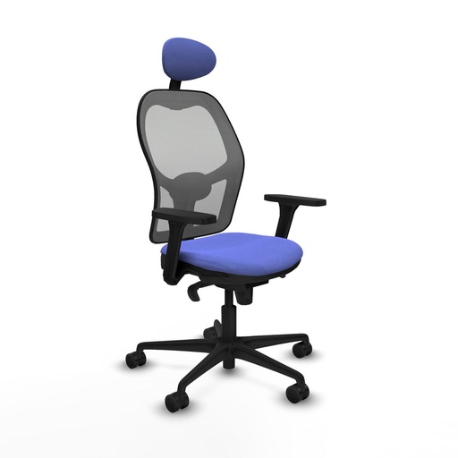 Silla de Oficina con Cabecero Piqueras y Crespo 3D036N1 Azul claro