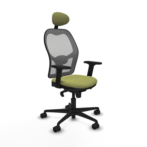 Silla de Oficina con Cabecero Piqueras y Crespo 2D036N1 Verde