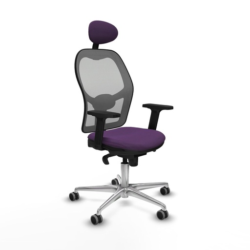 Silla de Oficina con Cabecero Piqueras y Crespo 2D086G1 Morado