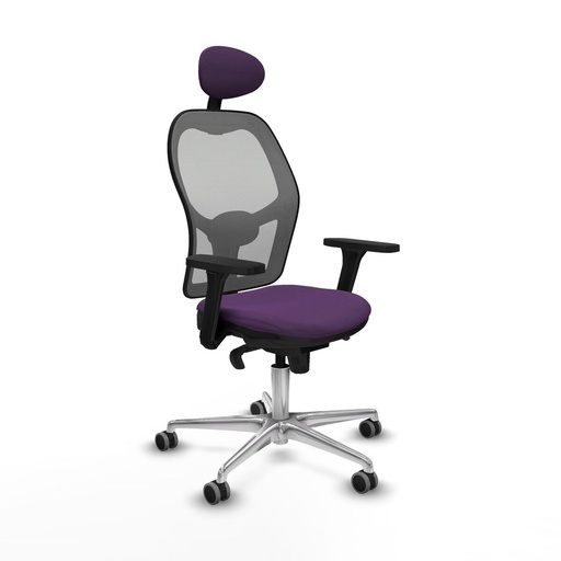 Office Chair with Headrest Piqueras y Crespo 3D086G1 Purple