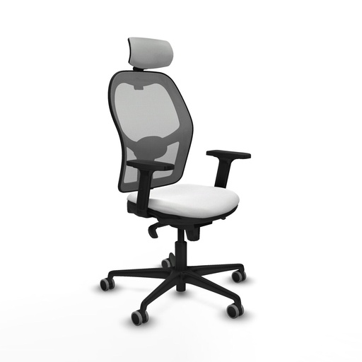 Silla de Oficina con Cabecero Piqueras y Crespo 2D036G2 Blanco