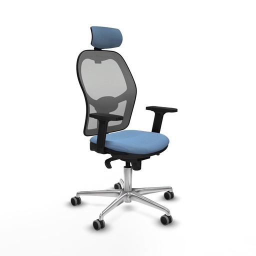 Office Chair with Headrest Piqueras y Crespo 2D086G2 Sky blue
