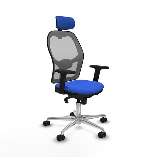 Office Chair with Headrest Piqueras y Crespo 2D086N2 Blue