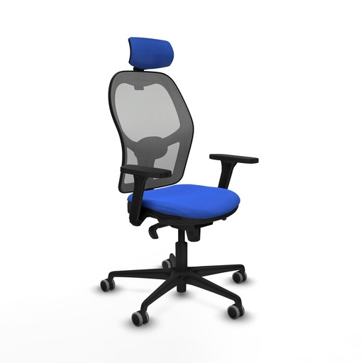 Office Chair with Headrest Piqueras y Crespo 3D036G2 Blue