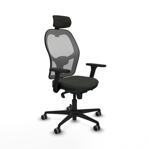 Office Chair with Headrest Piqueras y Crespo 3D036G2 Black