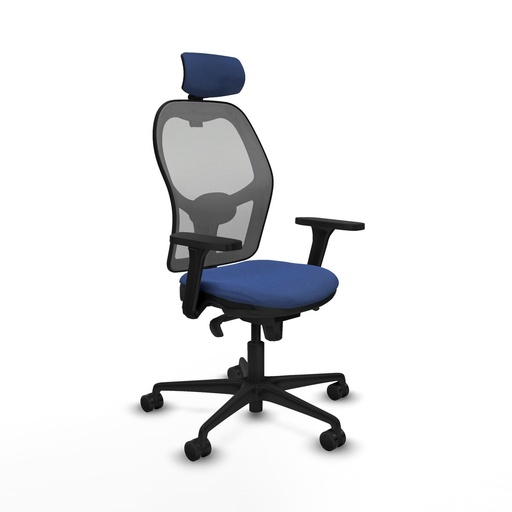 Office Chair with Headrest Piqueras y Crespo 3D036N2 Navy Blue