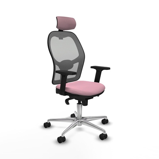 Office Chair with Headrest Piqueras y Crespo 2D086N2 Pink