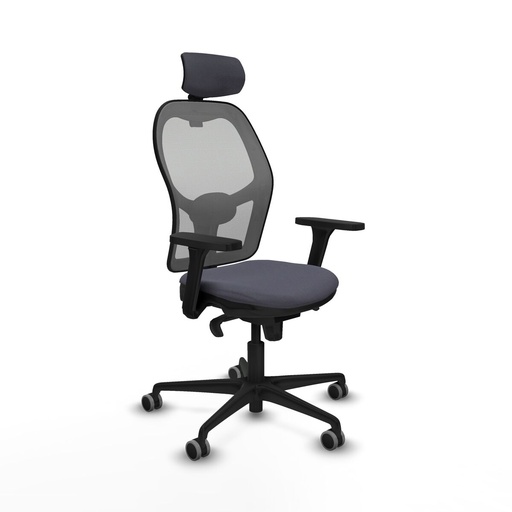 Office Chair with Headrest Piqueras y Crespo 3D036G2 Dark grey