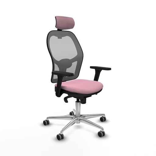 Office Chair with Headrest Piqueras y Crespo 3D086G2 Pink
